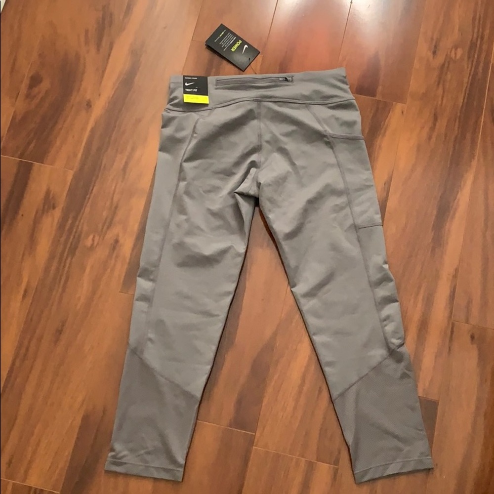 Nike -Gray Capris-Running